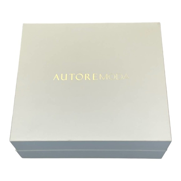 Autore Moda NIB Chloe Necklace Mother Of Pearl 18k Gold Vermeil - Picture 7 of 7